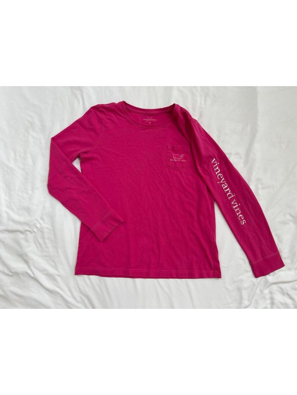 Vineyard Vines women’s size medium bright pink long sleeve shirt
